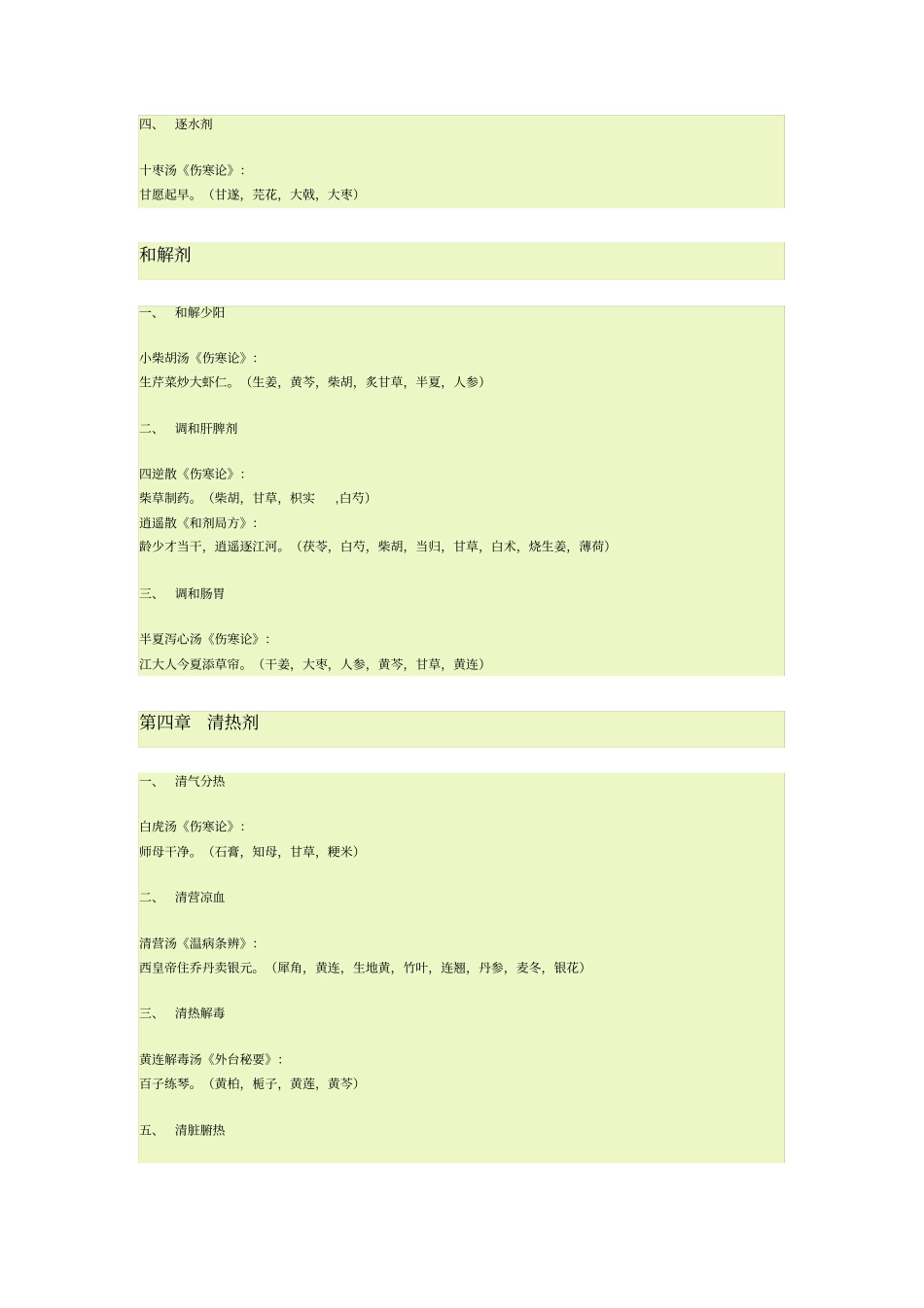 完整版方剂学趣味方歌速记口诀_第2页