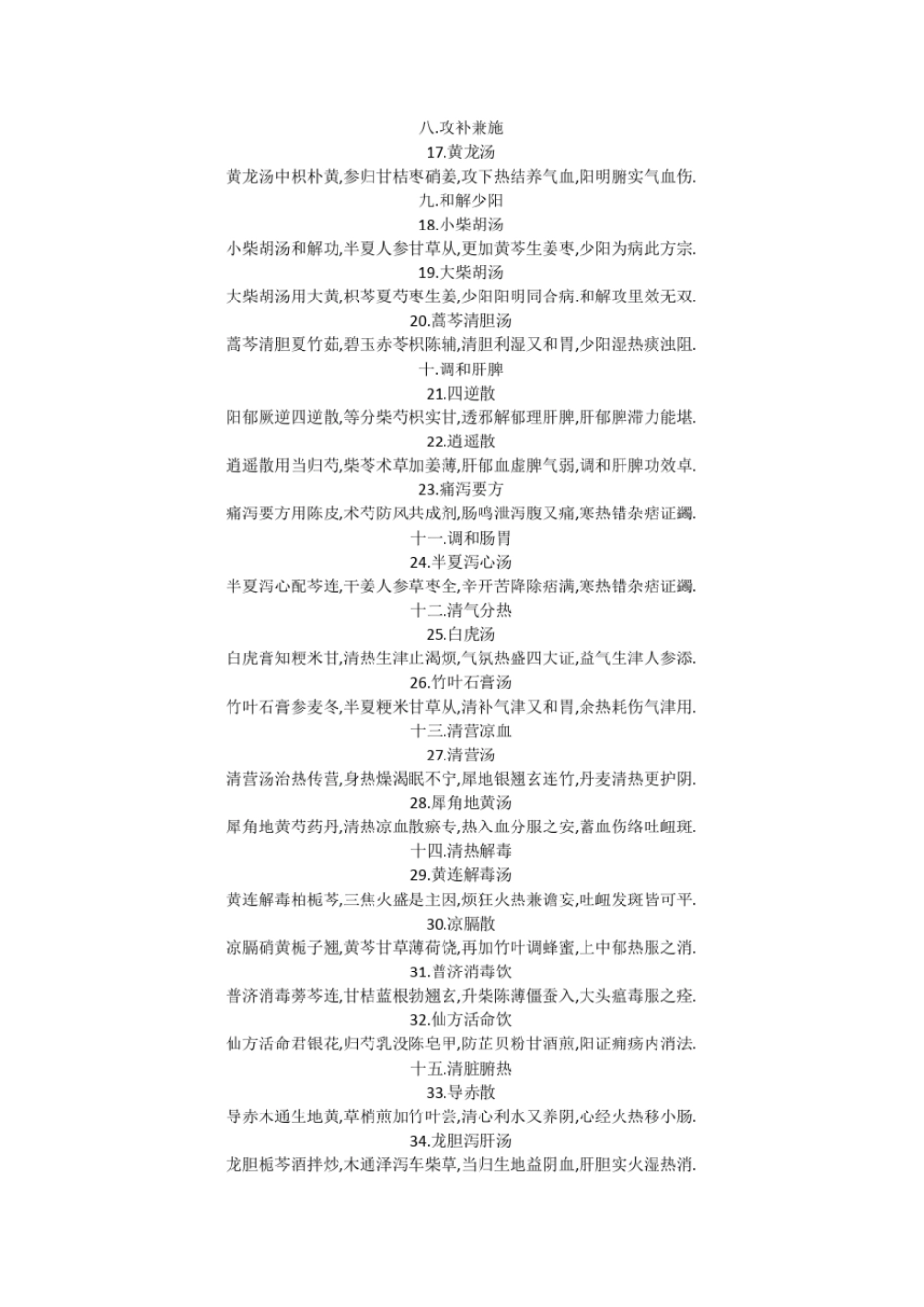 完整版方剂学第七版方歌完整_第2页