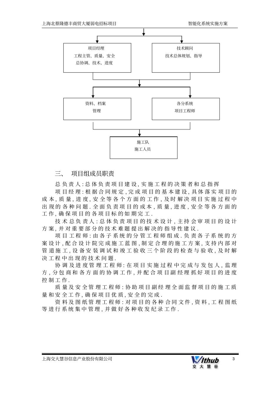 完整版智能化系统施工方案_第3页