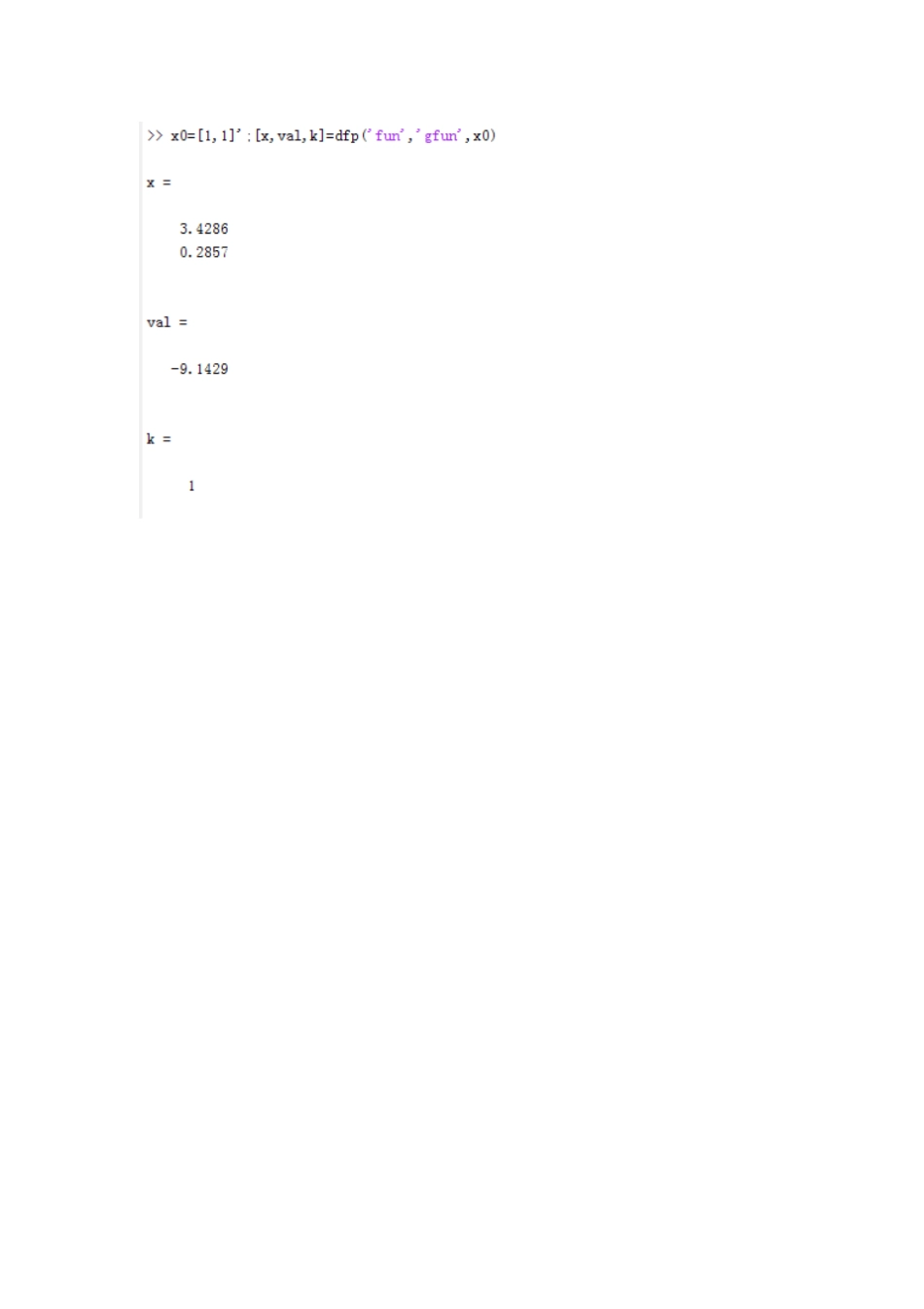 完整版最优化之DFP算法考试题_第3页