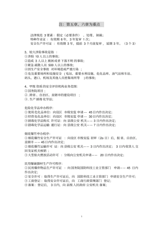 完整版最新注册安全工程师-法律牛人总结重点推荐