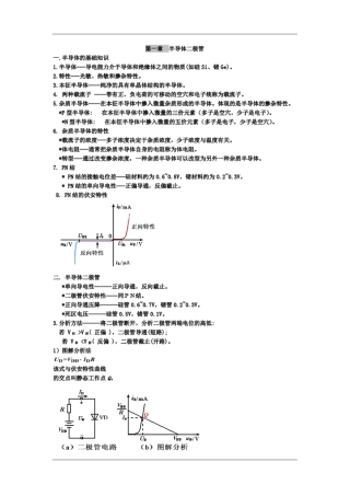 完整版模电总结复习资料模拟电子技术基础