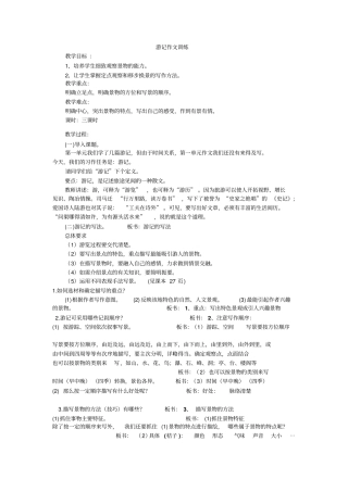 完整版游记写法及范文