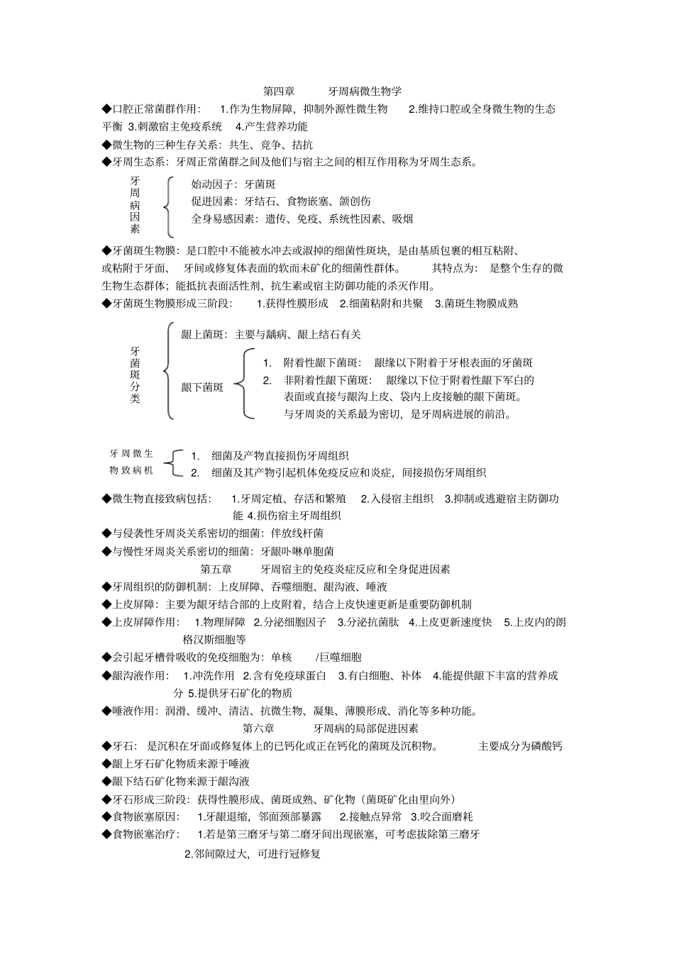 完整版牙周病学重点_第2页