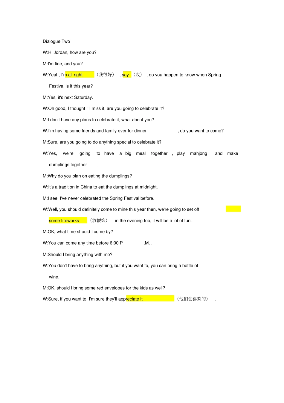 完整版生活英语情景口语100主题560_第3页