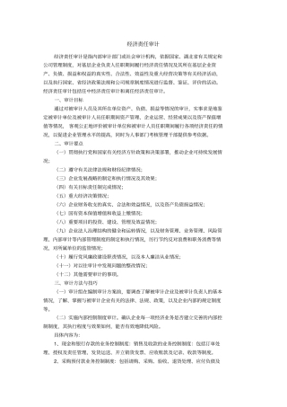 完整版经济责任审计