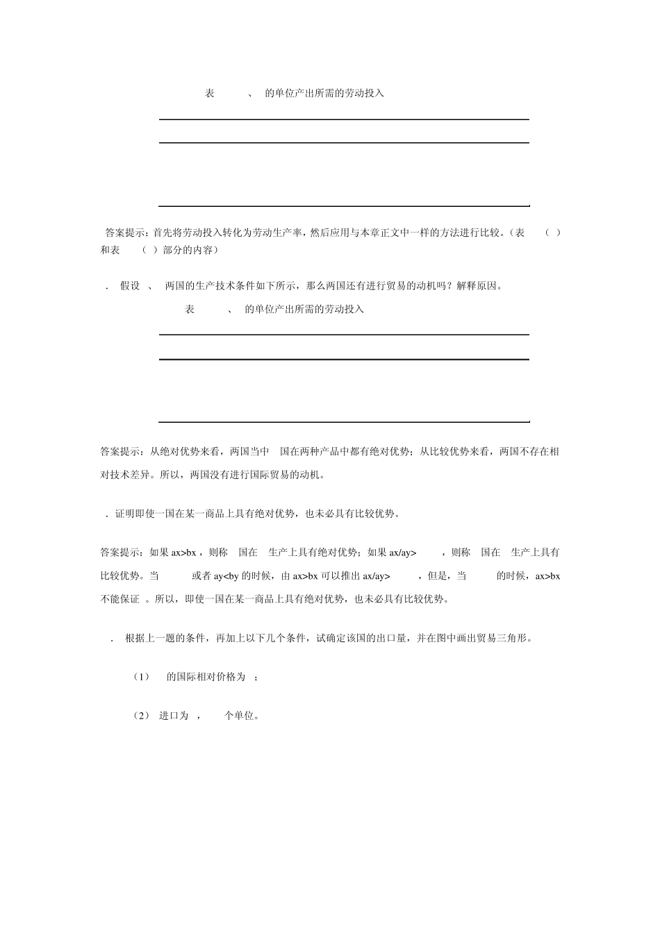 国际经济学作业及答案_第2页