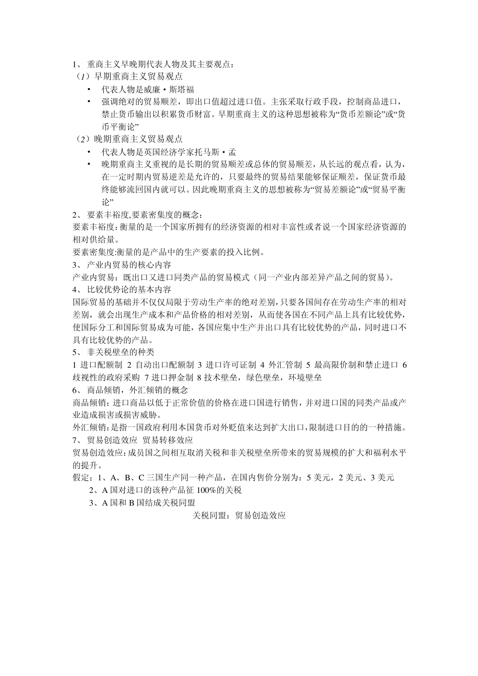 国际经济学笔记_第1页