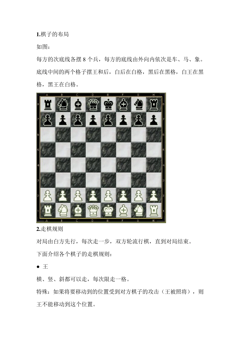 国际象棋规则(附图)_第1页