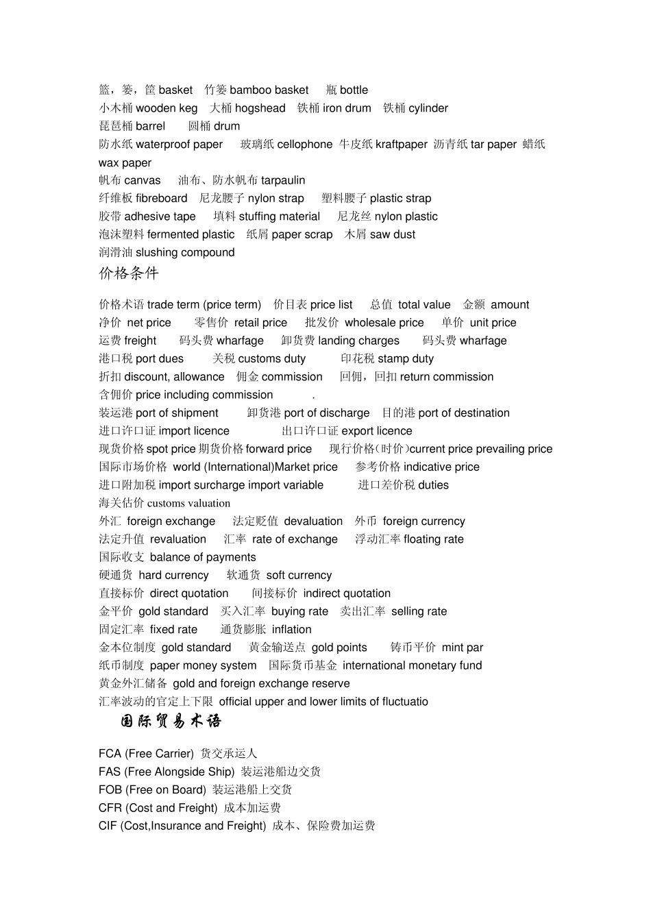 国际贸易实用英语大全_第2页