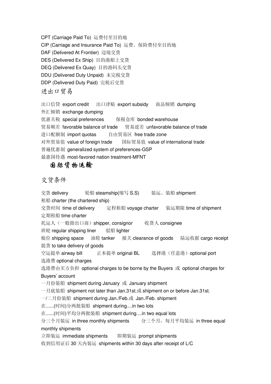 国际贸易实用英语大全_第3页