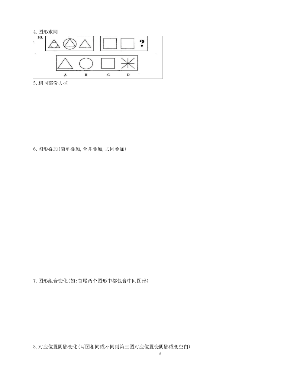 图形推理解题思路50例_第3页