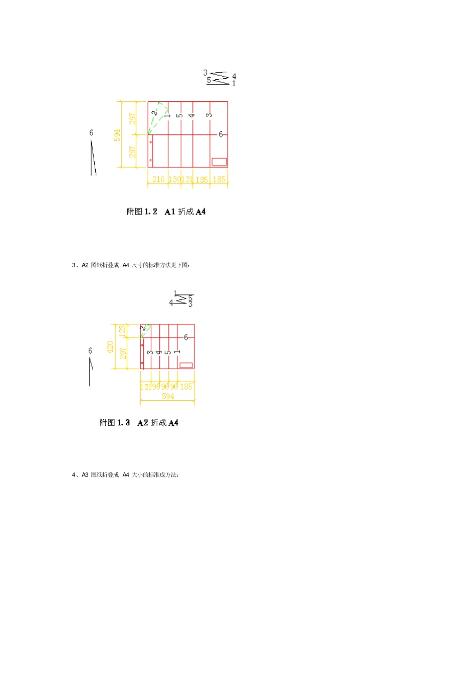 图纸折叠规范_第2页