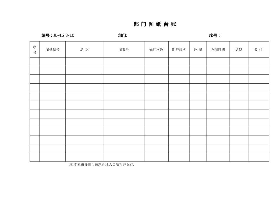 图纸管理表格_第2页