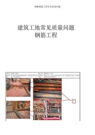 图解钢筋工程常见质量问题(详细图解)