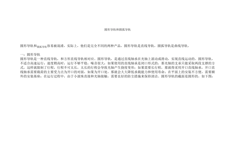 圆形导轨和直线导轨_第1页