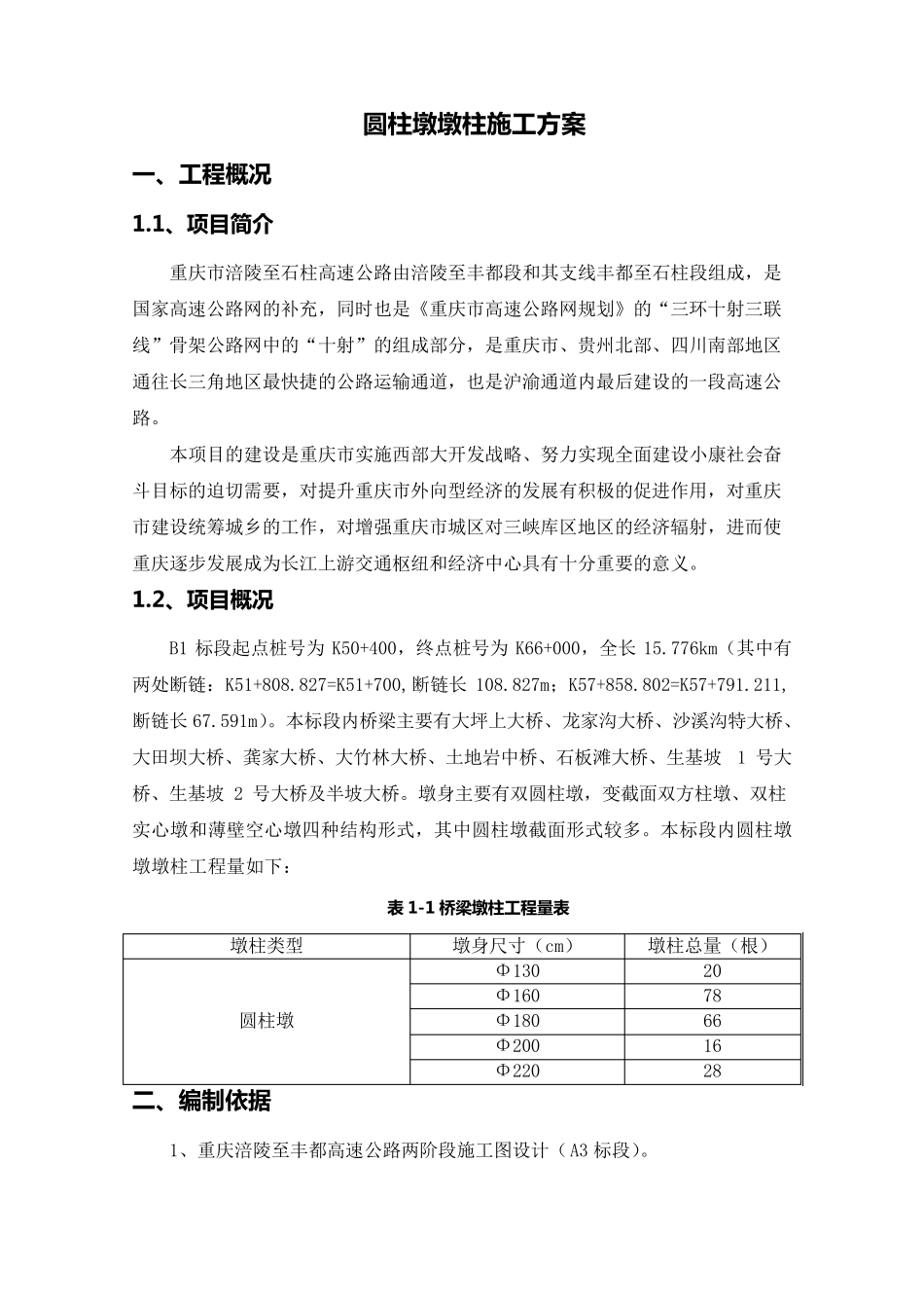 圆柱墩施工方案_第1页