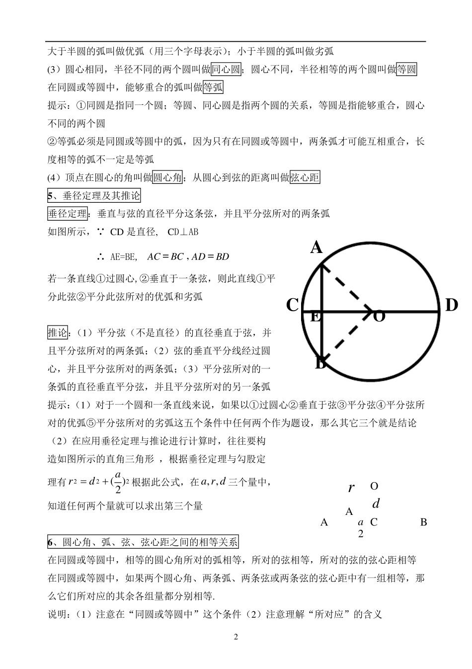 圆的定义及对称性_第2页