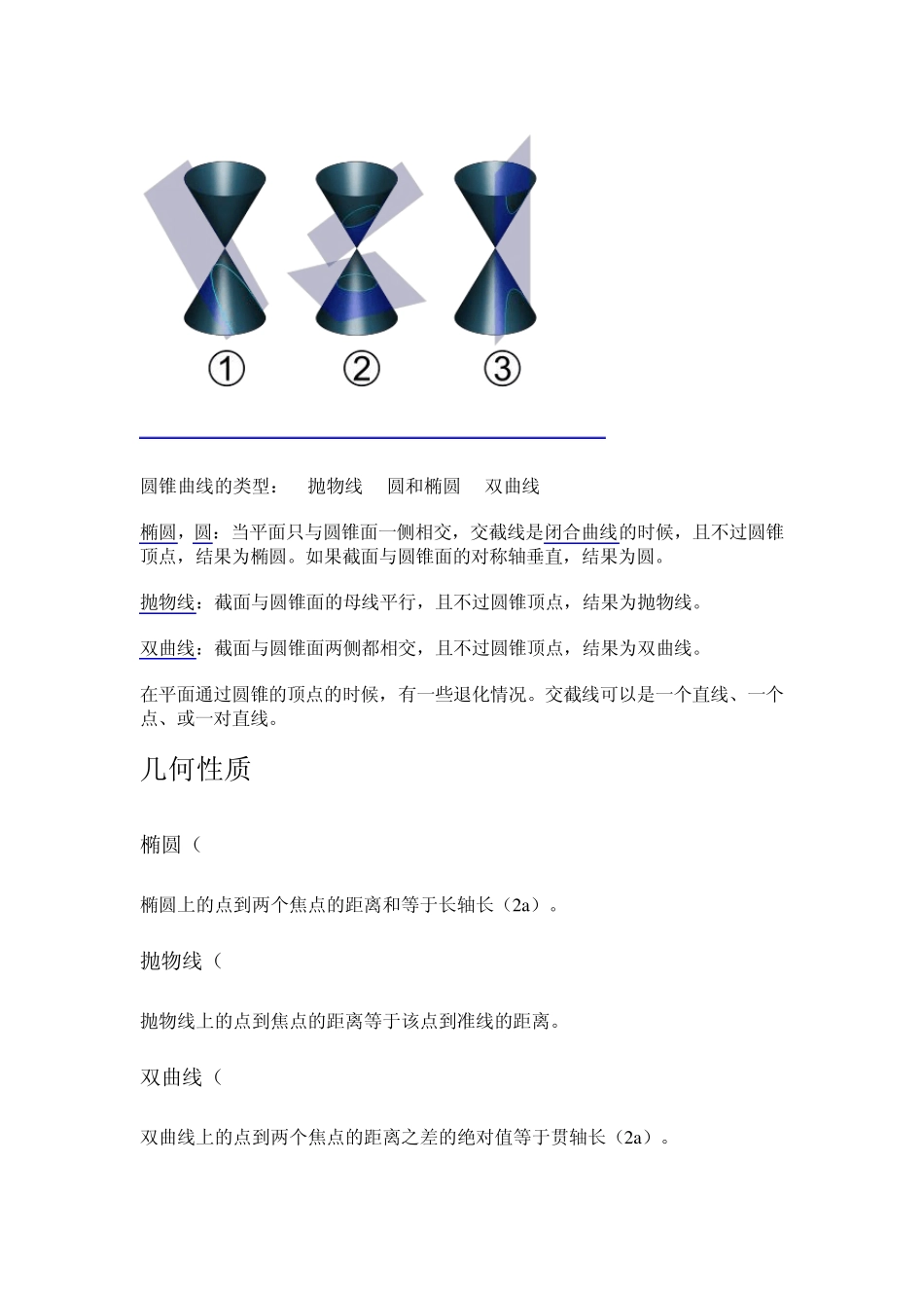 圆锥曲线简介_第2页