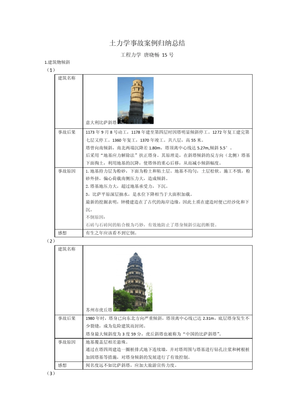 土力学事故案例分析个人总结_第1页