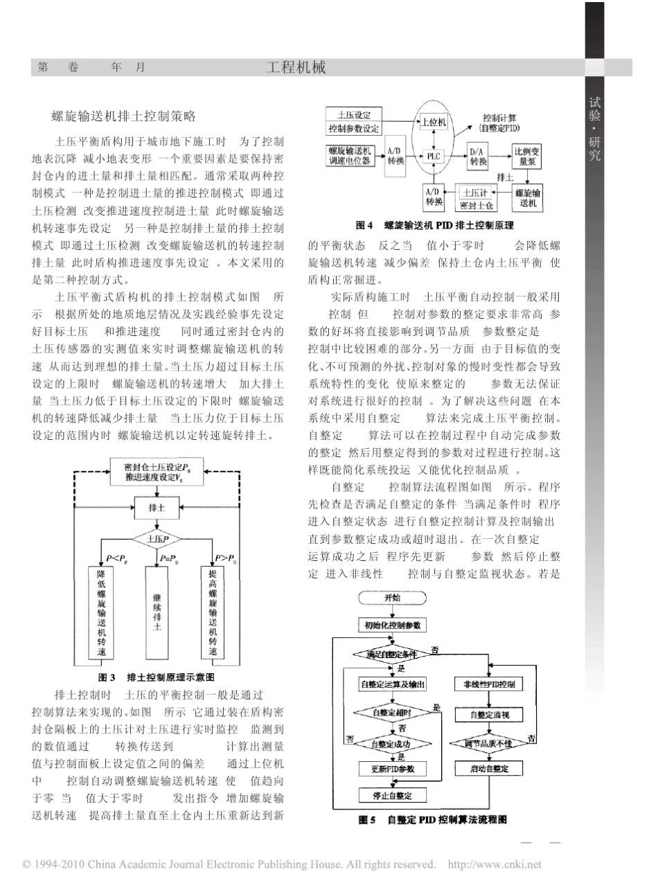 土压平衡盾构螺旋输送机排土控制分析_第3页