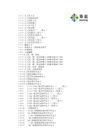 土地开发整理项目预算定额标准