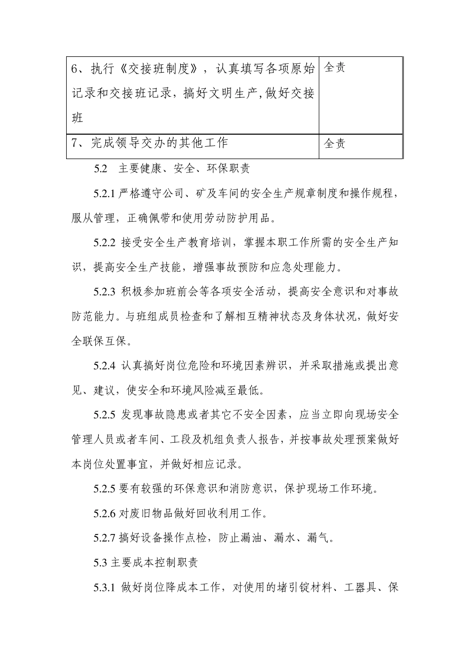 岗位作业标准(选矿车间球磨工)_第3页