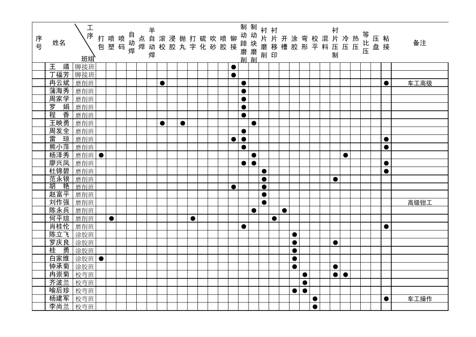 岗位技能矩阵图_第3页