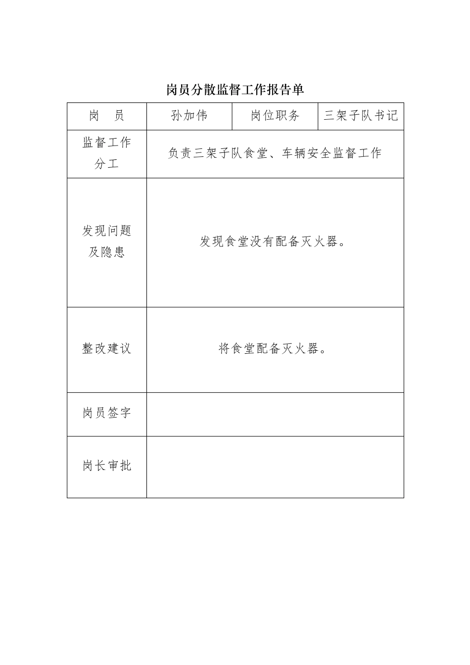 岗员分散监督工作报告单_第3页
