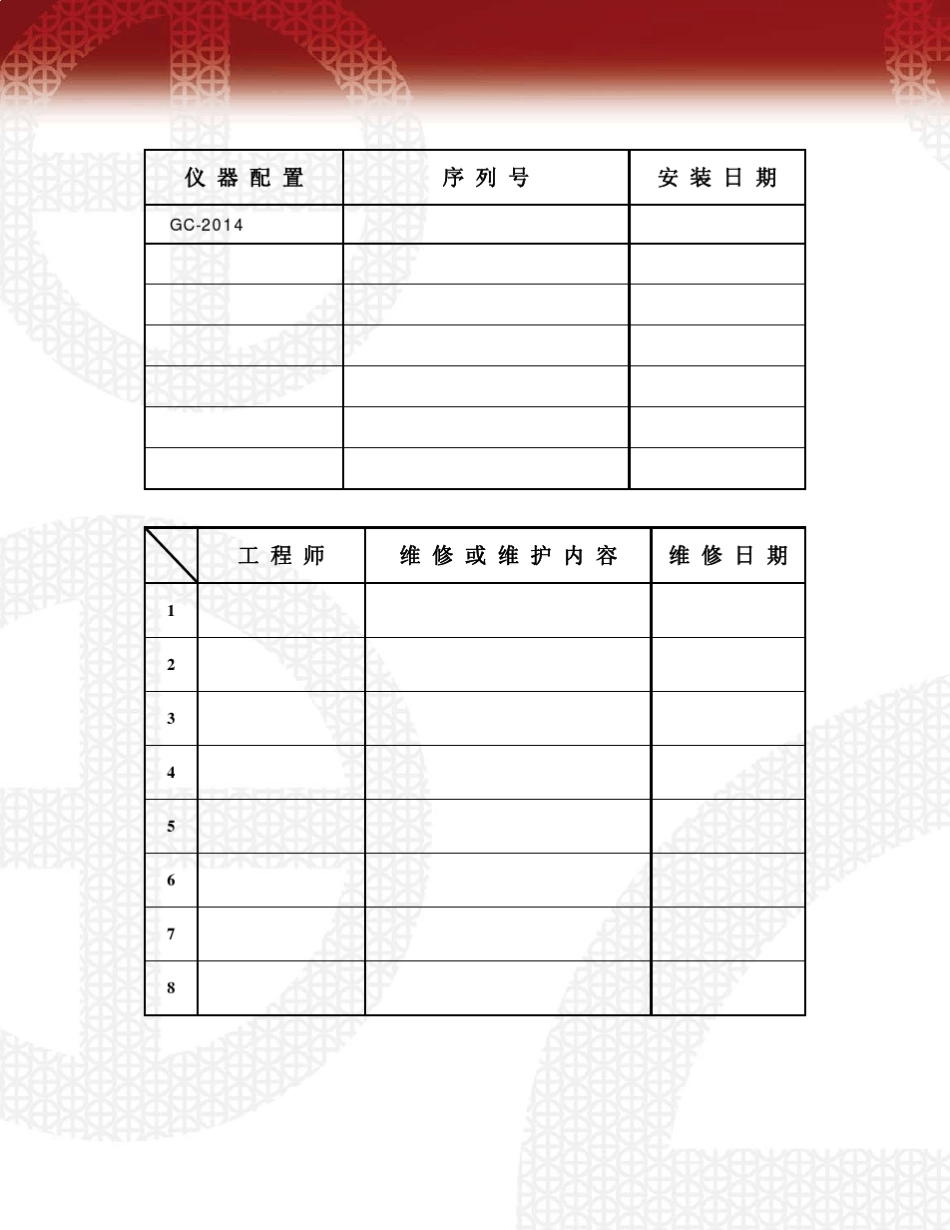 岛津GC2014硬件基本操作_第2页