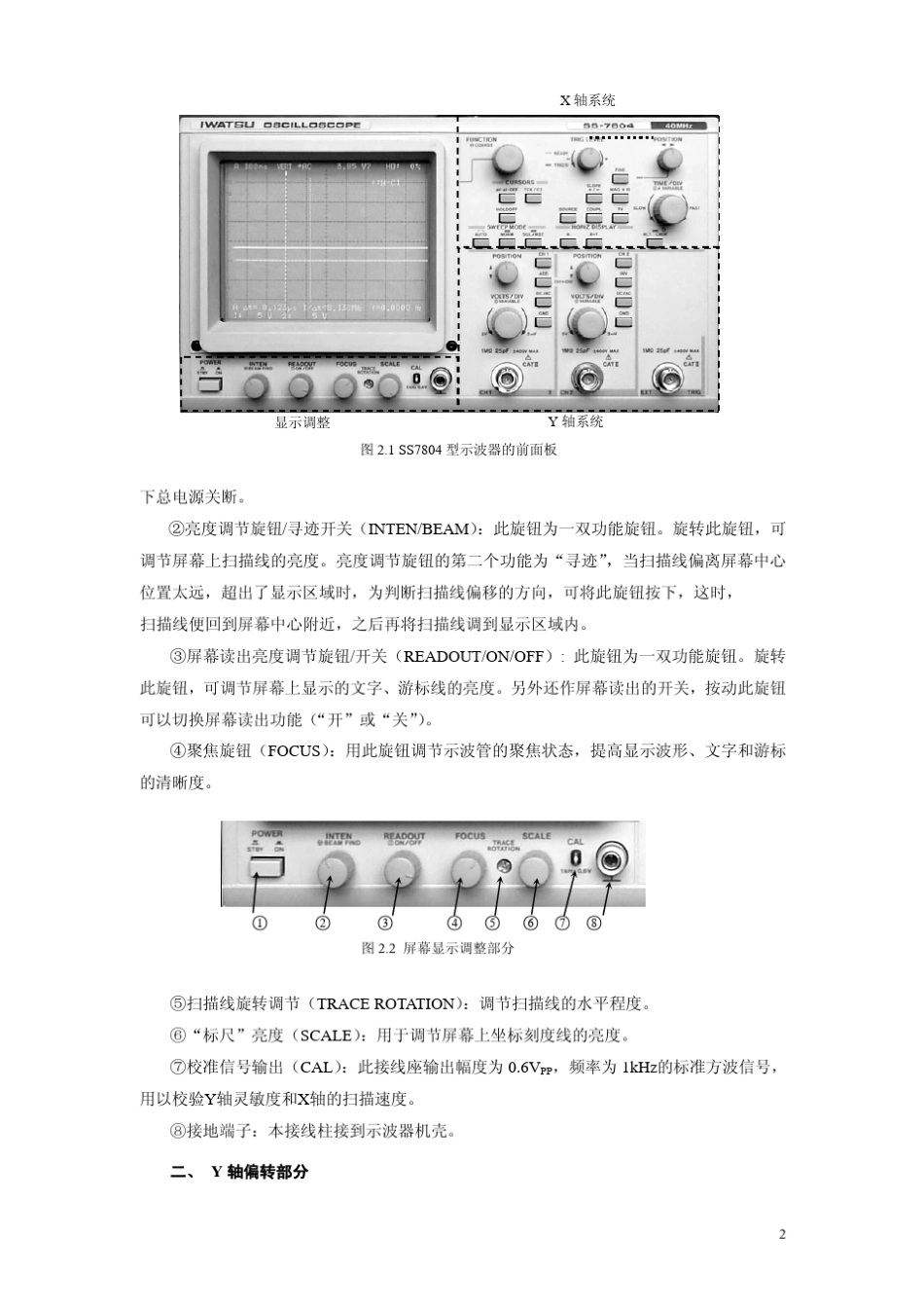 岩崎SS7804SS7810示波器的使用_第2页
