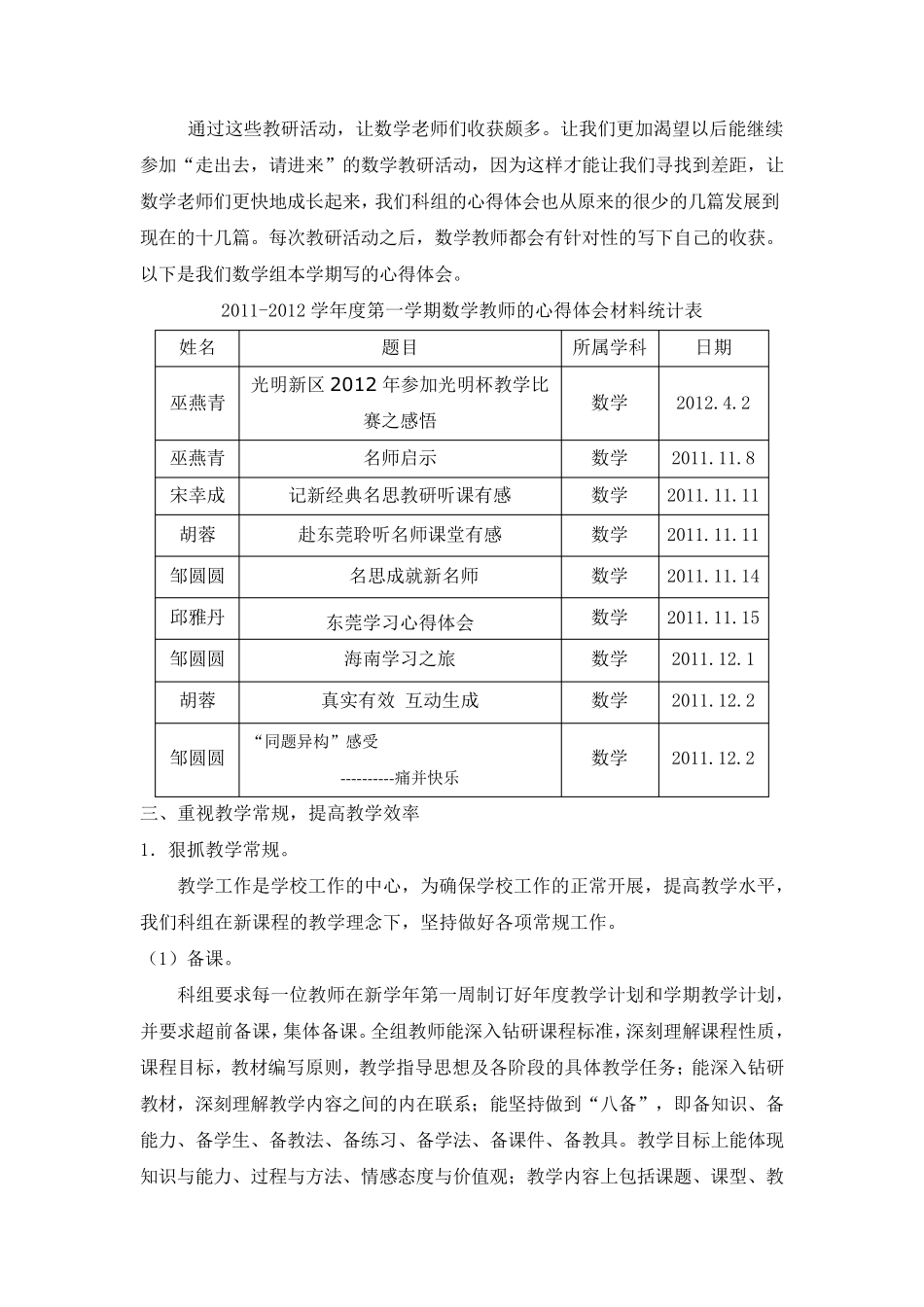 数学科组自评报告_第3页