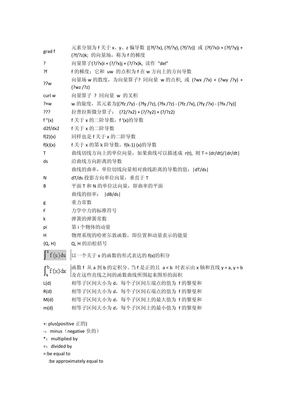 数学符号的读音_第3页