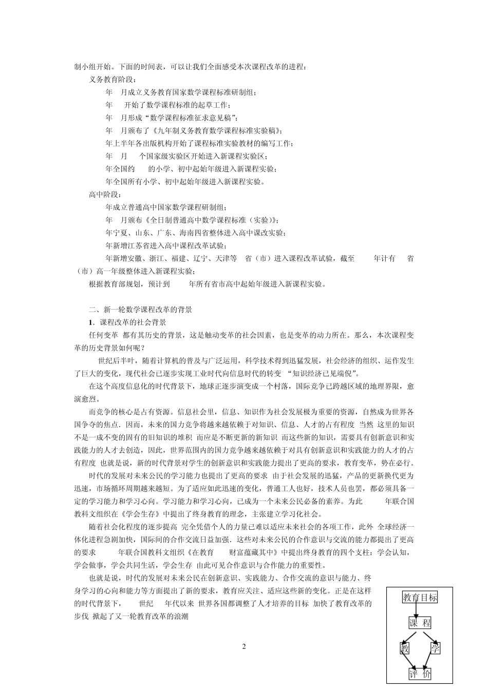 数学课程改革_第2页