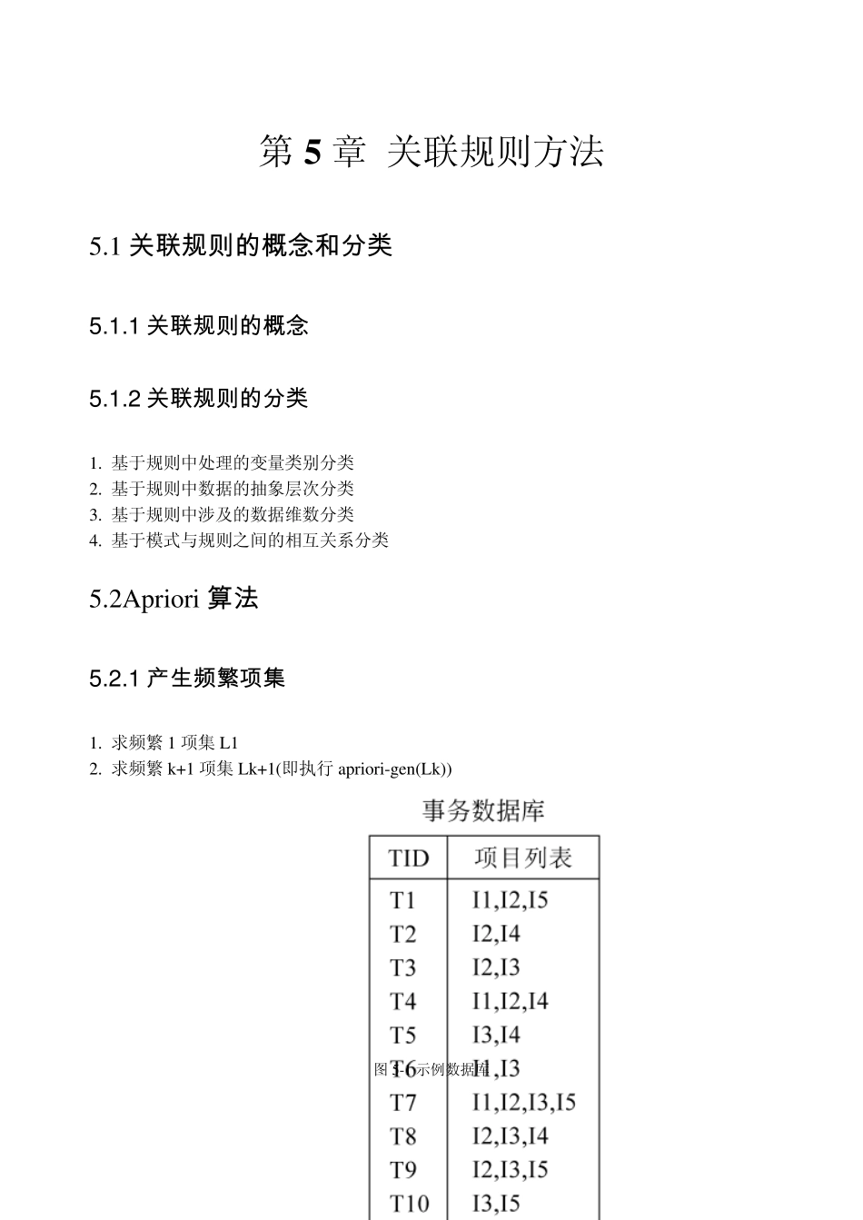 数据仓库与数据挖掘技术第五章关联规则_第1页