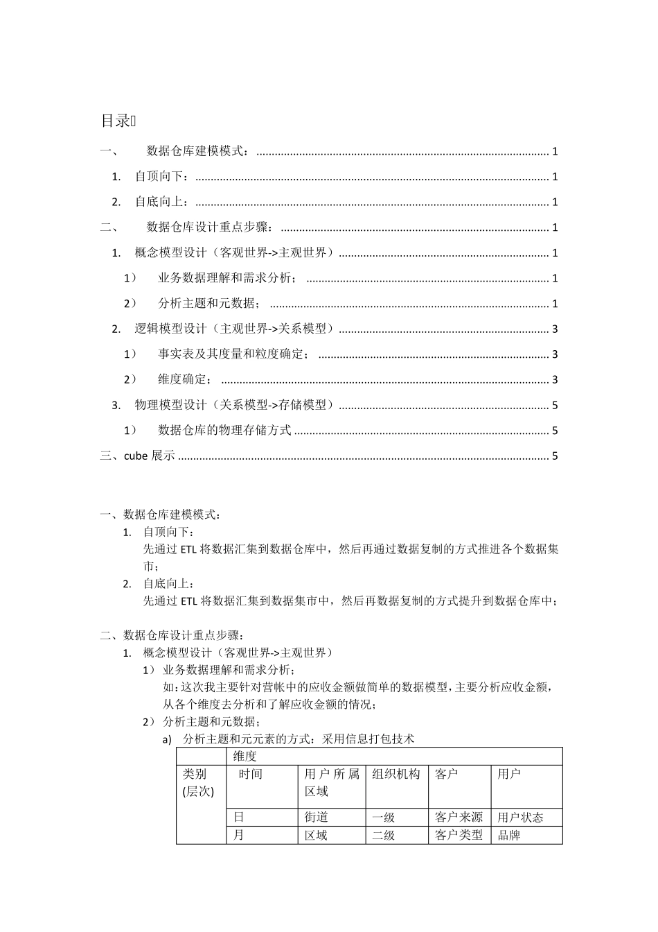 数据仓库数据建模过程_第1页