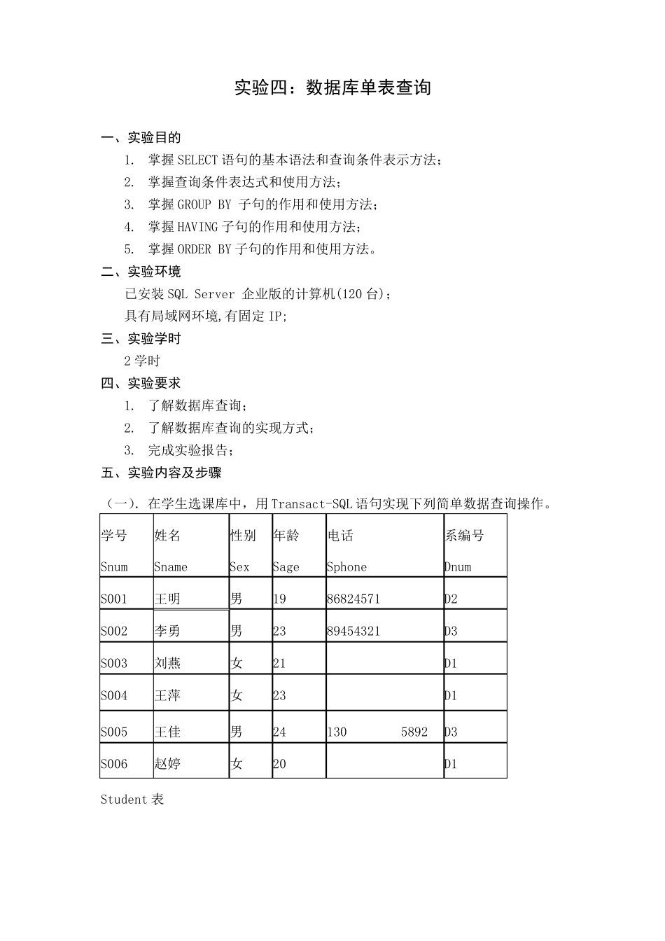 数据库实验4_第1页