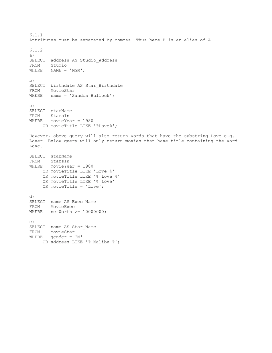 数据库系统基础教程第6章课后习题答案_第2页