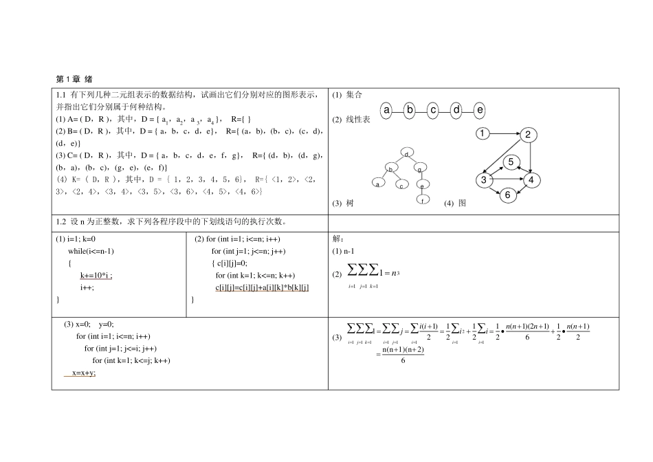 数据结构习题_第1页