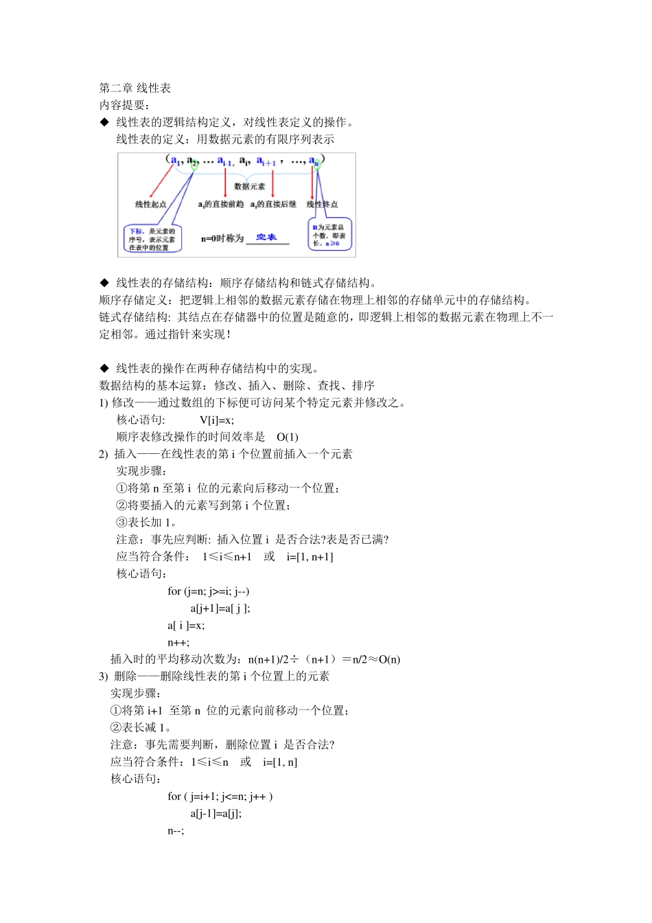 数据结构知识点全面总结—精华版_第2页