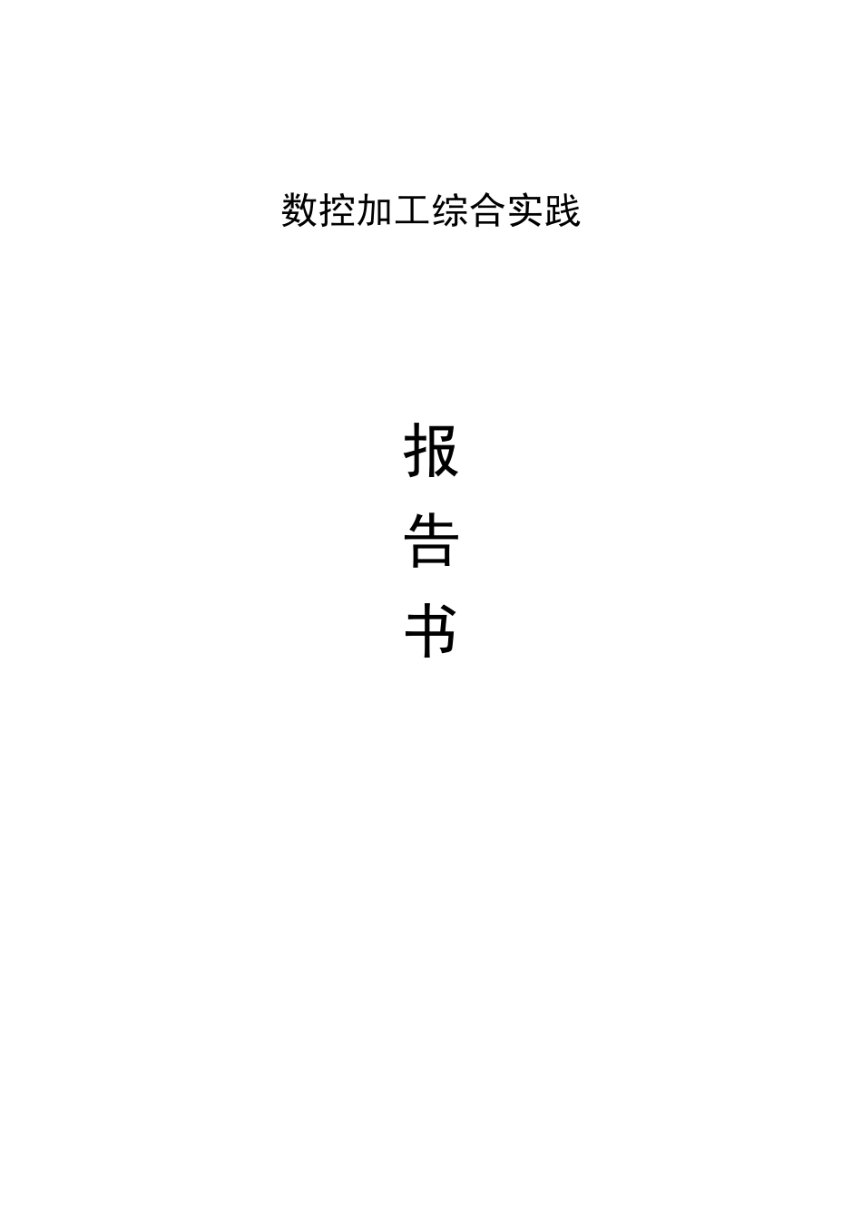 数控实习报告_第2页