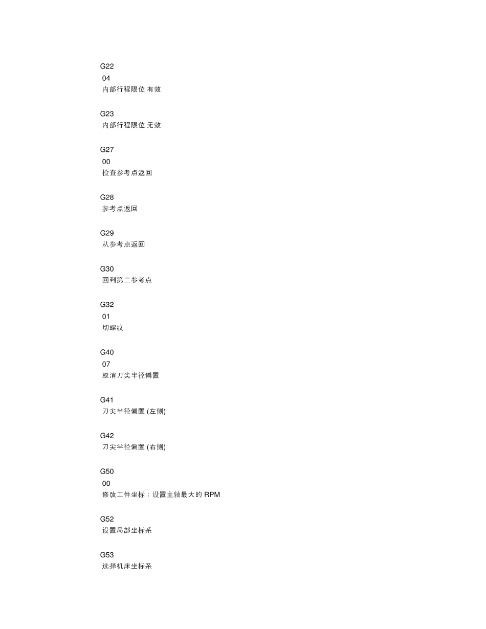 数控机床FANUCG代码命令_第2页