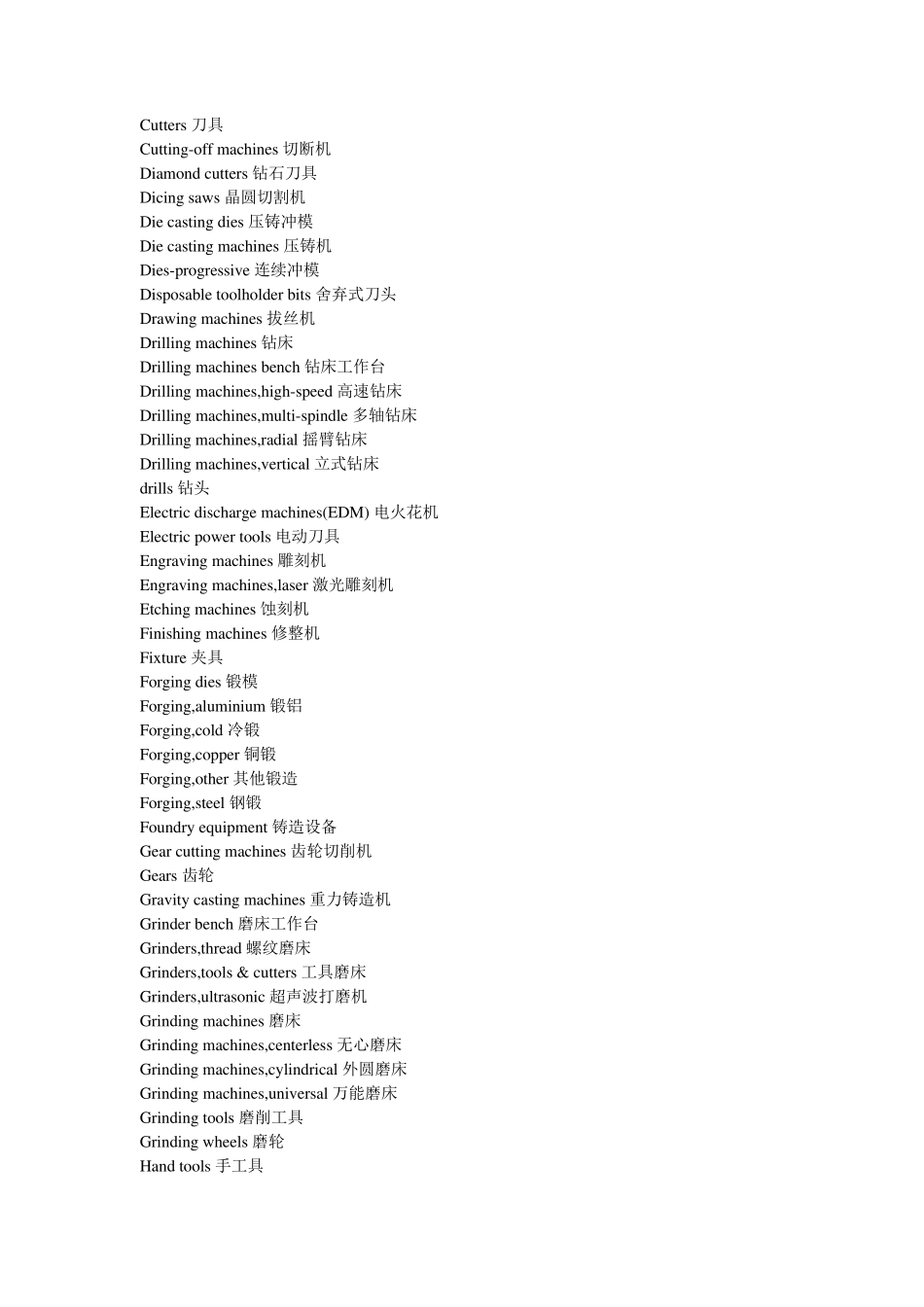 数控机床专业英语(超级棒)_第2页