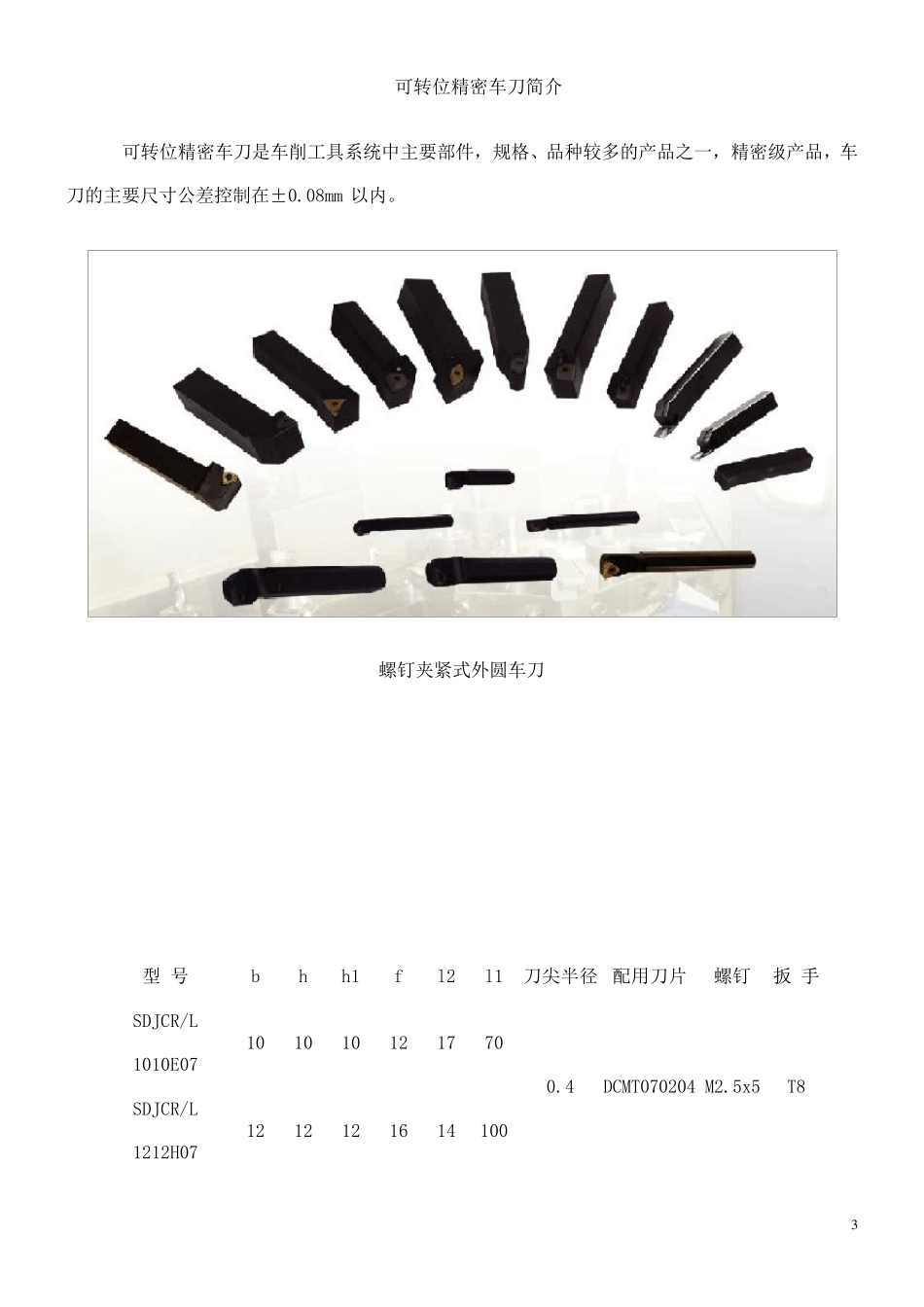 数控车刀型号说明_第3页