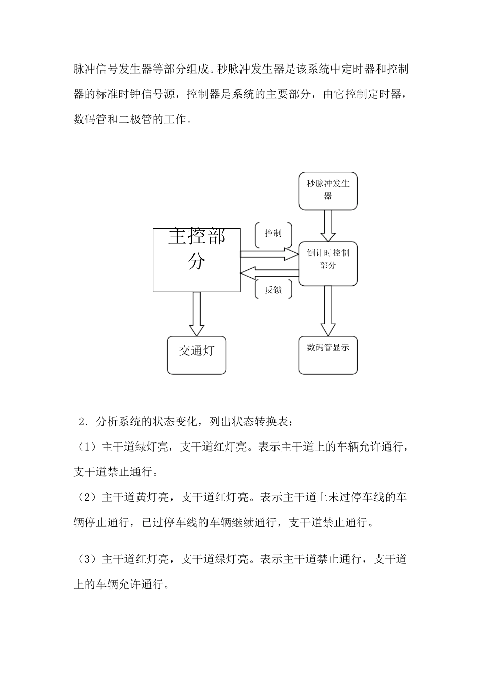 数电课程设计交通灯_第3页