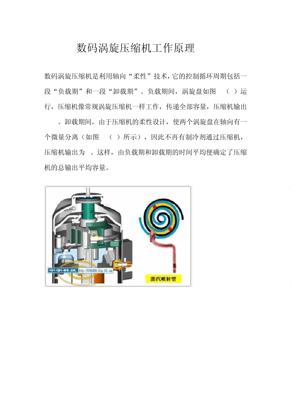 数码涡旋压缩机工作原理_第1页