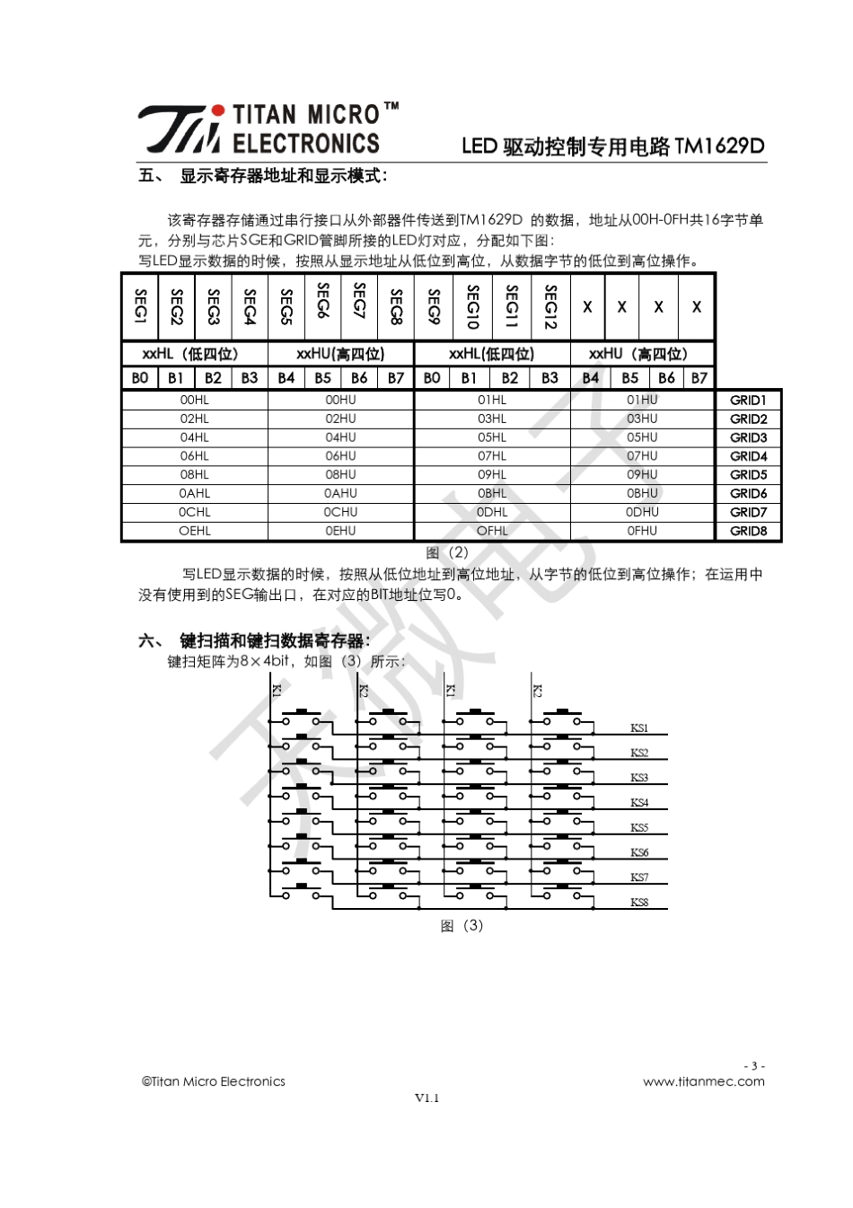 数码管驱动芯片TM1629D[官方最新版]_第3页