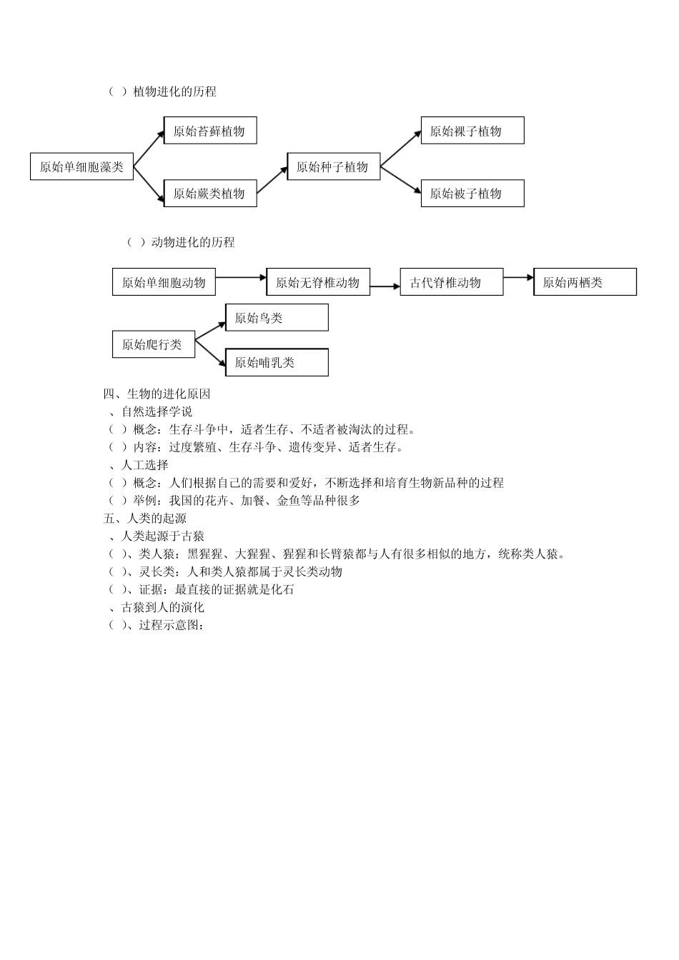济南版八年级生物下册知识点_第2页
