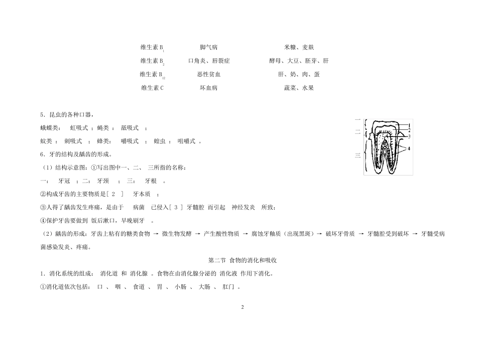 浙教版科学九年级上册第四章知识点梳理_第2页