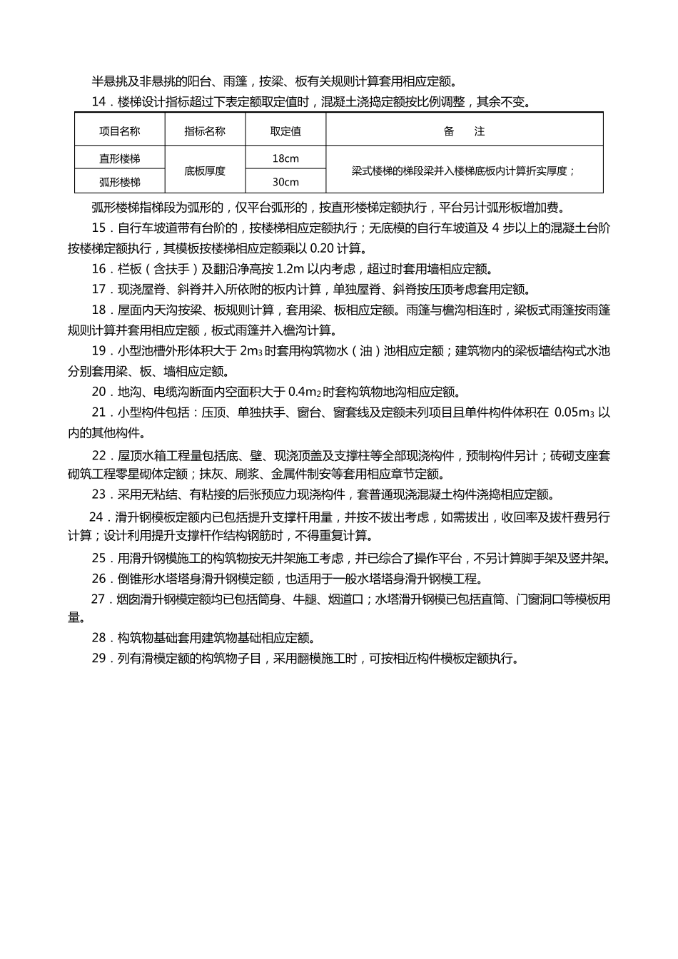 浙江10版定额部分章节说明及规则——现浇砼及模板工程_第3页